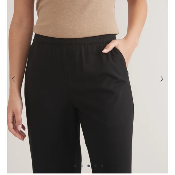 NWOT Marine Layer Allison Black Trouser Pant - Picture 3 of 7